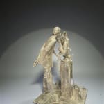 bronze sculpture, La Cupidone, René Julien, Belgian artist, bronze couple sculpture, man kissing woman’s bust, figurative bronze, contemporary art, romantic sculpture, fine art piece, patinated bronze, art collector piece, monumental sculpture, Art Thema Gallery