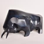 taurreau, bleu, el montenegro, so du sud, solange borelli, art thema, baldini art thema, galerie d'art, galerie à arles, art thema arles, art, thema, geometrique, cubique, sculpture, bronze sculpture, design interieur, decoration, lapis azuli, fort, puissanr, elegant, feria arles, feria