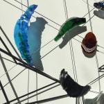 Fabienne Decornet, glass, glass art, glass sculpture, installation art, wall sculpture, wall art, contemporary art, interior design, art decoration, Art Thema, Art Thema Gallery, SMART, SMART Aix