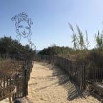charles serruya, sculpture, beach, saint tropez, garden sculpture, outside, poetic, woman, cabane bambou, beach