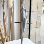 seduction, hedwige leroux, woman sculpture, girl sculpture, young girl sculpture, figurative sculpture, contemporary sculpture, contemporary woman, bronze art, bronze sculpture, sculpture art, interior design, modern sculpture, salon decoration, art decoration, art thema heyi, belgian art gallery