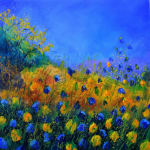 Pol Ledent, Meadow in yellow and blue