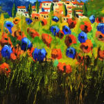 Pol Ledent, Meadow in yellow and blue