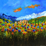 Pol Ledent, Meadow in yellow and blue