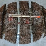 Olu Amoda, Akaba Parasa (Silver stool inspired by Nok sculpture), 2019