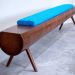 Jean Servais Somian, Tapis tapette plastique et corde, 2019