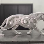 Furiosa lion sculpture contemporaine animalière art de Jean-Paul KALA