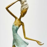 reine de la danse hedwige leroux sculpture contemporaine art belle et belle danseuse bronze sculpture art yi art gallery bruxelles