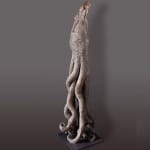Op het strand van Berck Sophie Verger dierensculptuur octopussculptuur meisjessculptuur tuinsculptuur toursculptuur hedendaagse sculptuur bronzen sculptuur Art Yi-galerij Kunstgalerij Brussel
