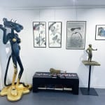 Liu Dongyao chinesische Kalligraphie Malerei japanische Kalligraphie Kunst Tuschekunst Tuschemalerei schwarz-weiß asiatische Kunstmalerei Art Yi Galerie Brüsseler Kunstgalerie