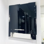 nyx Frédéric Halbreich abstract acrylic lacquer black and white painting