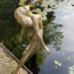 Higher expectation I Marc de Corte dancing woman sculpture dance sculpture girl sculpture garden sculpture bronze sculpture contemporary sculpture Art Yi gallery Brussels art gallery