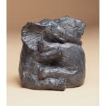 Twee olifanten verstrengeld schattig olifant kus en knuffel samen beer sculptuur beer collectie hedendaagse bronzen dierenbeeldhouwwerk sophie verger kunst yi kunstgalerij brussel