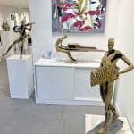concert sculpture musician jacques van den abeele contemporary bronze sculpture Art Yi gallery Brussels art gallery