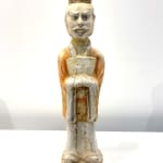 Een Chinees aardewerk antiek beeldje van Tang Dignitary art yi Brusselse kunstgalerij