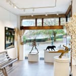 Daydream banquette chaise abstraite contemporaine bronze sculpture de jardin sculpture monumentale isabel miramontes décoration de jardin design chaise de piscine art yi gallery brussels