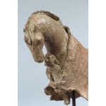 paard reizen met een schattig meisje hedendaagse bronzen sculptuur interieurontwerp sophie verger art gallery brussel