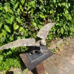 Icarus fly bronze sculpture to the sky contemporary bronze sculpture interior decoration garden sculpture art gallery art yi brussels