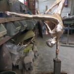 Vrije manieren van zijn Marc de Corte dansende vrouw sculptuur meisje sculptuur koppel dans sculptuur naakt menselijke sculptuur tuinsculptuur bronzen sculptuur hedendaagse beeldhouwkunst Art Yi-galerij Kunstgalerij Brussel