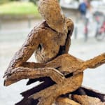 Gitarristen-Skulptur von Jacques Van Den Abeele Musiker-Skulptur Musik-Skulptur zeitgenössische Skulptur Bronze-Skulptur Art Yi Galerie Brüssel Kunstgalerie