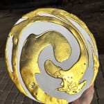 undefined unknown power resin art gold leaf japanese art abstract painting abstract art mixed media Art Yi gallery Brussels Art gallery