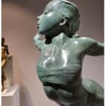 Höhere Erwartungen II Marc de Corte Skulptur einer tanzenden Frau Tanzskulptur Mädchenskulptur Gartenskulptur Bronzeskulptur zeitgenössische Skulptur Art Yi Galerie Brüsseler Kunstgalerie