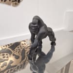 matata gorilla sculpture black monkey sculpture king kong Jean Paul kala contemporary art animal sculpture art Art Yi gallery Brussels art gallery