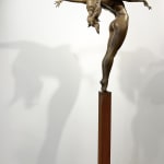 T for trust Marc de Corte dancing woman sculpture girl sculpture couple dance sculpture naked human sculpture garden sculpture bronze sculpture contemporary sculpture Art Yi gallery Brussels art gallery