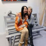 Daydream bench chair abstract contemporary bronze garden sculpture monumental sculpture isabel miramontes garden decoration design swimming pool chair art yi gallery brussels artist vernissage