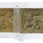 Yuan-dynastie Een paar ruggegraten antiek aardewerk steen baksteen sculpturen van FU Dogs sculpturen] aziatische steen antiek Kunst Yi brusselse kunstgalerij