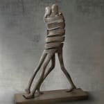 Isabel miramontes contemporary bronze sculpture abstract art a tango dance sculpture a love couple sculpture