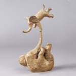 New perché Sophie Verger elephant sculpture bronze art contemporary animal sculpture Art Yi Gallery Brussels art gallery