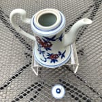 清代青花紅釉牡丹茶壺（底款「玩玉」）蔡晓芳當代陶瓷藝術亞洲陶瓷藝術亞洲瓷器藝術藍瓷花瓶藍瓷花瓶藝術收藏