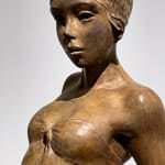 Ik sta ergens voor Marc de Corte sculptuur zwemmende vrouw zwemsculptuur sculptuur zwemmeisje sculptuur tuinsculptuur bronzen sculptuur hedendaagse beeldhouwkunst Art Yi-galerij Kunstgalerij Brussel