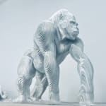 sculpture gorille sculpture animalière sculpture contemporaine jean paul kala Galerie Art Yi galerie d'art de Bruxelles