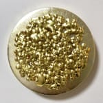 Auf meine Ehre unbekannte Macht Harzkunst Blattgold japanische Kunst abstrakte Malerei abstrakte Kunst Mischtechnik Art Yi-Galerie Brüsseler Kunstgalerie