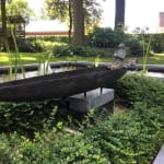 King of Kingabwa monumental bronze boat sculpture of Lieven D'Haese for water for garden sculpture contemporary sculpture at Art Yi gallery in Brussels