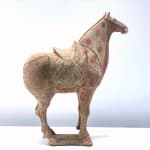 chinese pottery antique horse from Tang Dynasty art yi Brussels art gallery