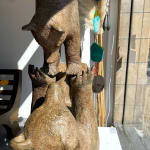 Großer Bär und sein Junges, monumentale Bärenskulptur, Bärensammlung, Gartenskulptur, zeitgenössische Bronze-Tierskulptur, Sophie Verger Art Yi Art Gallery Brüssel