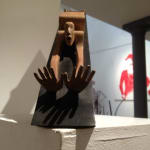 Isabel miramontes sculpture contemporaine en bronze art abstrait sculpture décoration design minimalisme glissade