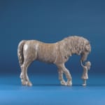 Mon cheval préféré enfant mignon et adorable sculpture de cheval en bronze contemporain animal sophie verger art yi galerie d'art de bruxelles