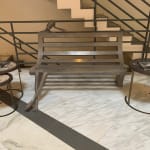 Daydream banquette chaise abstraite contemporaine bronze sculpture de jardin sculpture monumentale isabel miramontes décoration de jardin design chaise de piscine art yi gallery brussels