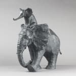 big mahout sophie verger elephant sculpture contemporary bronze sculpture garden interior design animal sculpture art Art Gallery Brussels Brussels Art Gallery