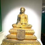 Bangkok Boeddhabeeld Ratanakosin Thailand Boeddha Aziatische Antiquea Gouden Boeddha Bronzen Boeddha art yi brusselse kunstgalerij