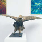 Icare fly sculpture en bronze vers le ciel sculpture en bronze contemporaine décoration d'intérieur sculpture de jardin galerie d'art art yi bruxelles