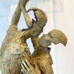 una coppia innamorata balla il tango scultura jacques van den abeele galleria d'arte a bruxelles