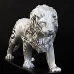leone lion animal contemporary sculpture art of Jean-Paul KALA