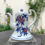 清代青花紅釉牡丹茶壺（底款「玩玉」）蔡晓芳當代陶瓷藝術亞洲陶瓷藝術亞洲瓷器藝術藍瓷花瓶藍瓷花瓶藝術收藏