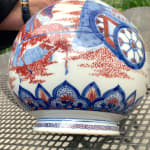 清代青花紅釉人物玉壺春瓶（康熙底款）蔡晓芳當代陶瓷藝術亞洲陶瓷藝術亞洲瓷器藝術藍瓷花瓶藍瓷花瓶藝術收藏