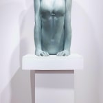 The way i grow Marc de Corte swimming woman sculpture swim sculpture swim girl sculpture sculpture garden sculpture bronze sculpture contemporary sculpture Art Yi gallery Brussels art gallery